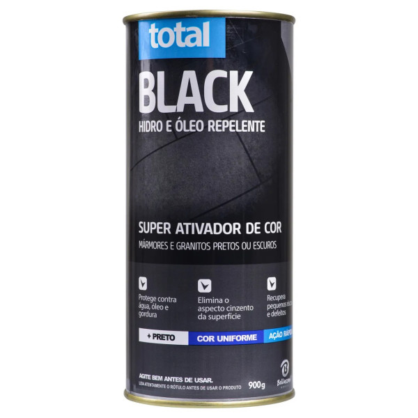 Cera Total Black 500G - Bellinzoni