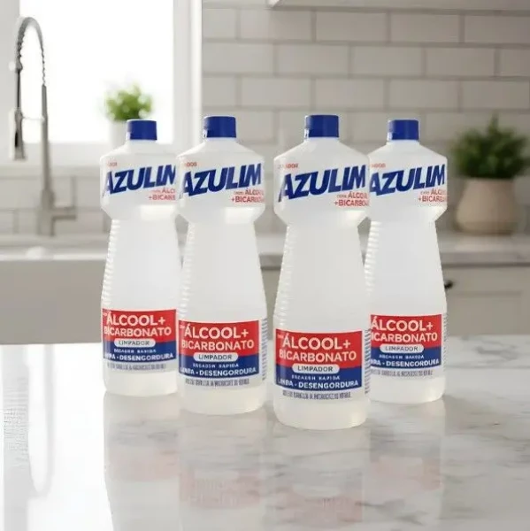 Alcool c/ Bicabornato 1L - Azulim