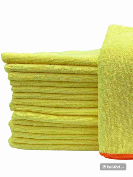 Pano Microfibra Amarelo Macio 40x60